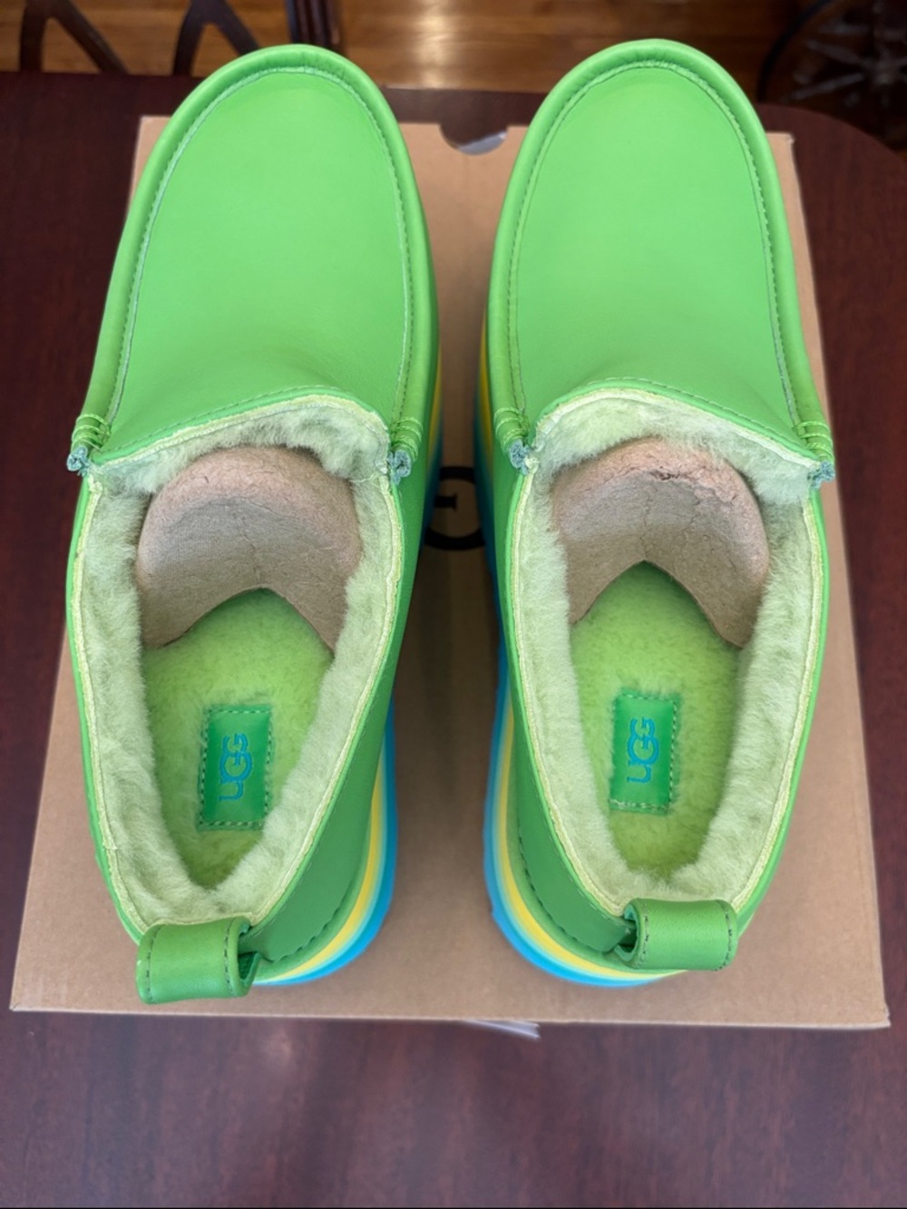 UGG URSEEN Platform Slip On Size 8/9 Shoes NWT - Picture 8 of 12